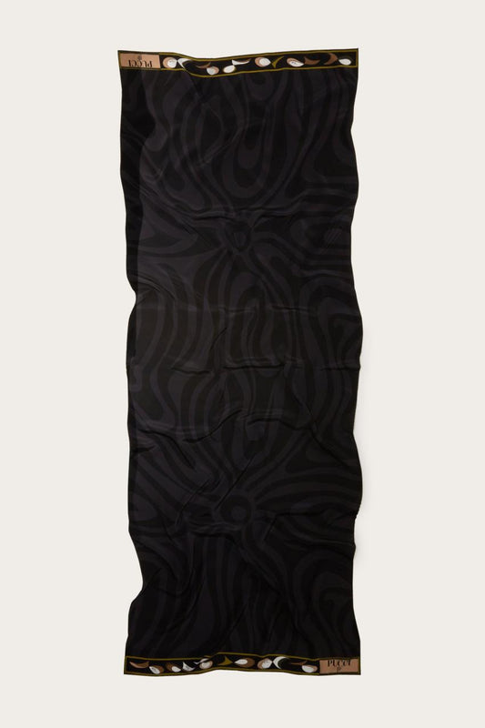 PUCCI Marmo And Pesci-Print Silk-Twill Stole | Women Silks