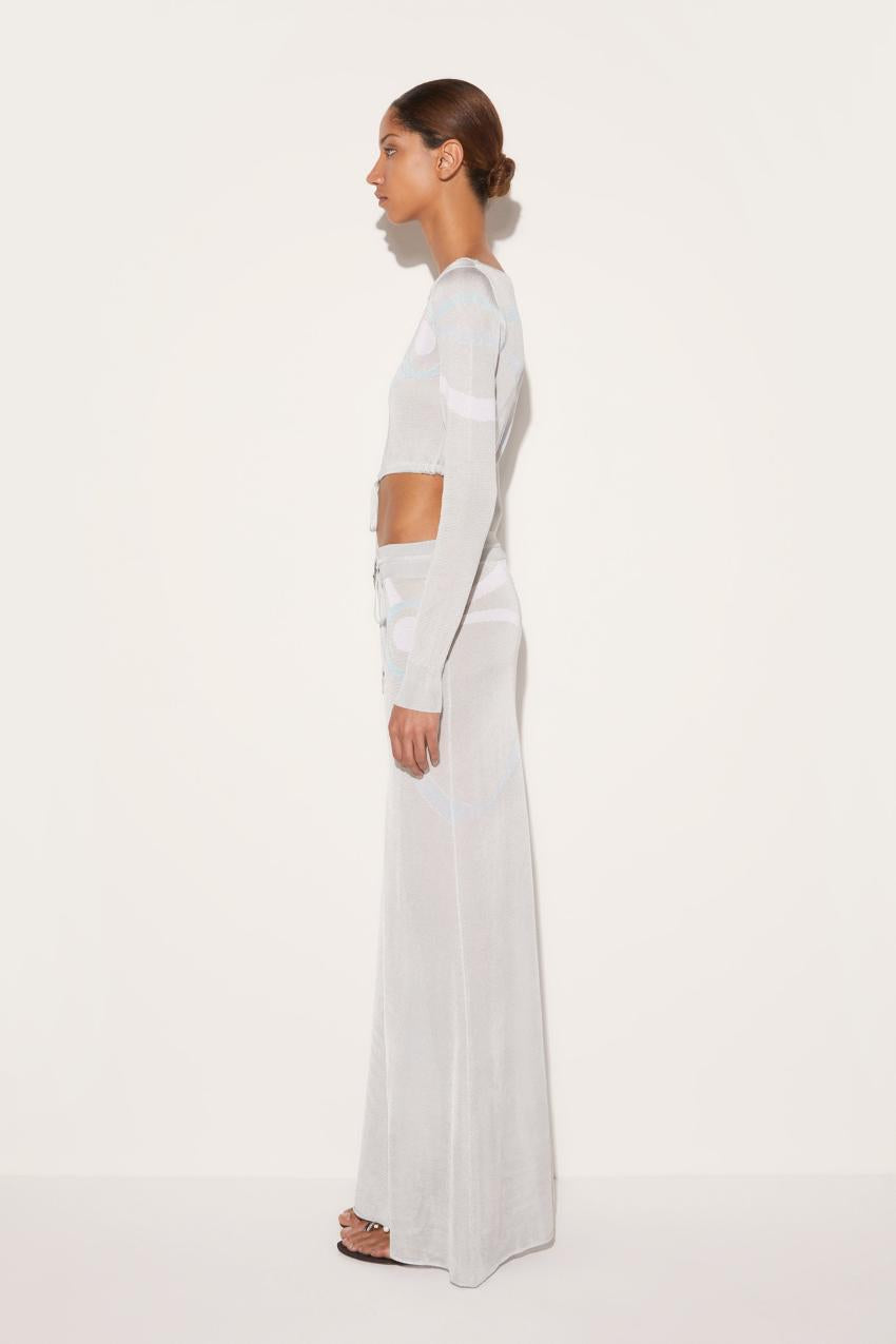 PUCCI Marmo-Jacquard Crop Top | Women Tops And Shirts