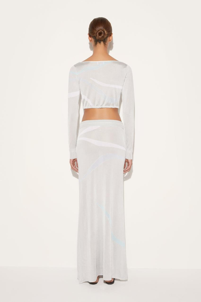 PUCCI Marmo-Jacquard Long Skirt | Women Skirts