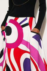PUCCI Marmo-Print A-Line Skirt | Women Skirts