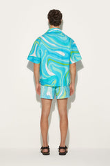 PUCCI Marmo-Print Cotton Shirt | Men Ready To Wear