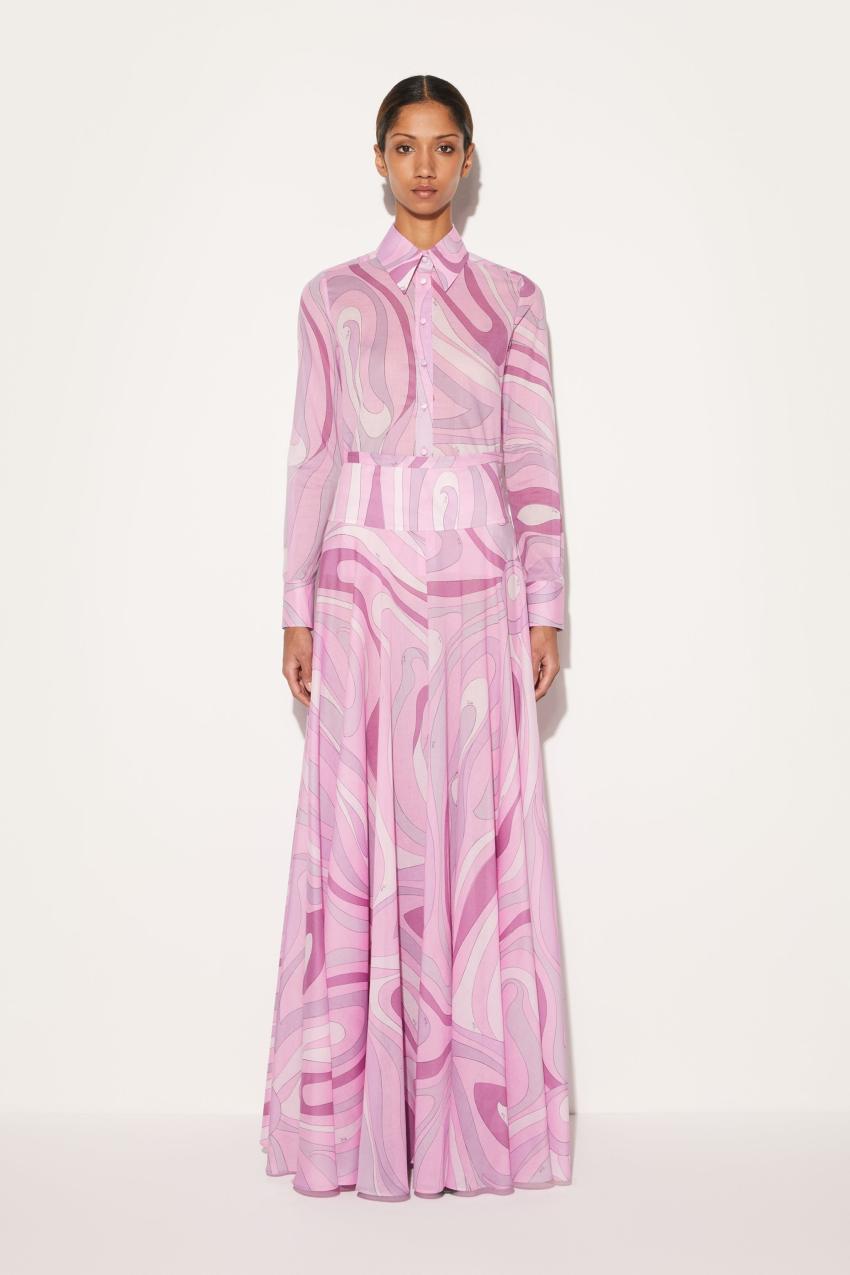 PUCCI Marmo-Print Cotton Skirt | Women Skirts