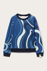PUCCI Marmo-Print Cotton Sweatshirt | Women Athleisure