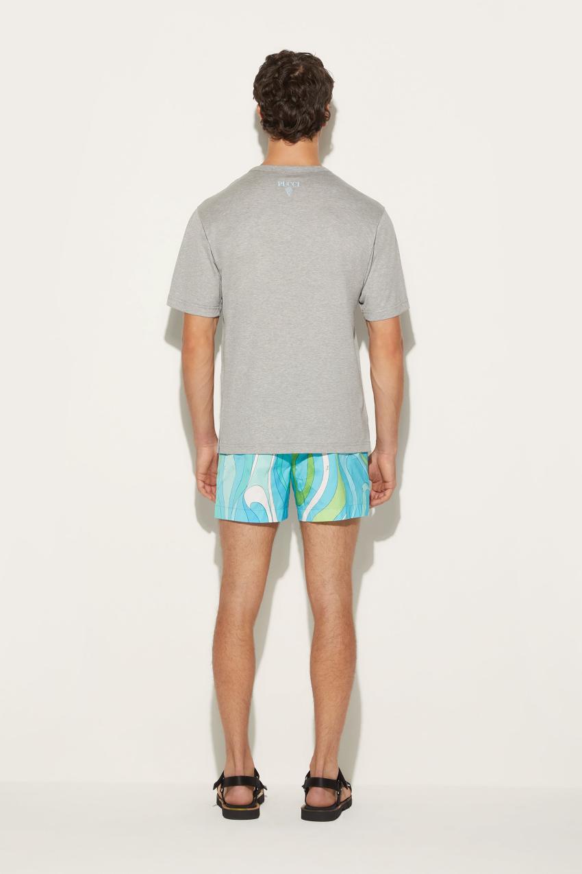 PUCCI Marmo-Print Cotton T-Shirt | Men Ready To Wear