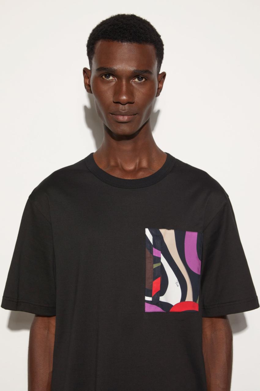 PUCCI Marmo-Print Cotton T-Shirt | Men Ready To Wear