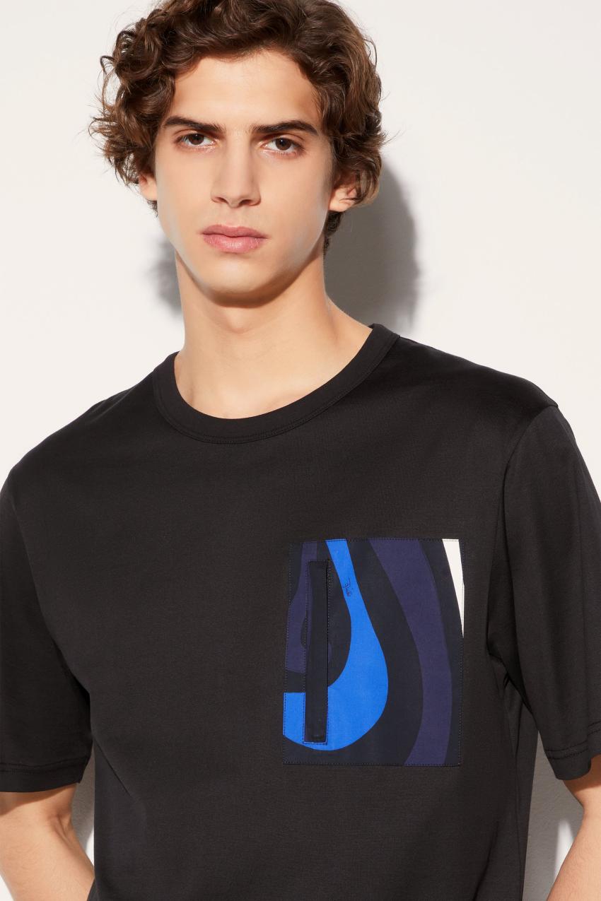 PUCCI Marmo-Print Cotton T-Shirt | Men Ready To Wear