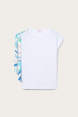 PUCCI Marmo-Print Cotton T-Shirt | Women T-Shirts And Sweatshirts