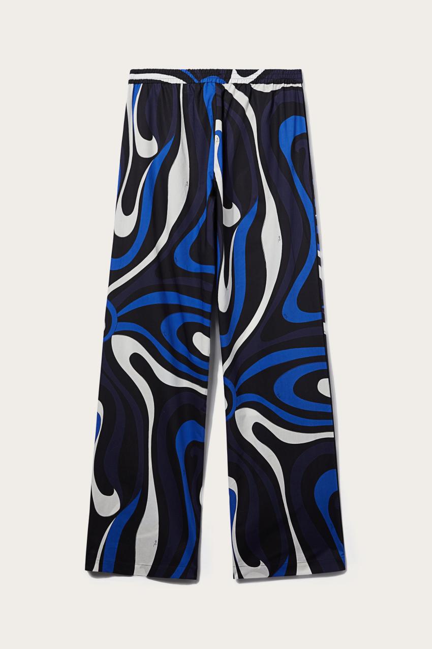 PUCCI Marmo-Print Cotton Trousers | Men Ready To Wear