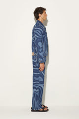 PUCCI Marmo-Print Denim Jacket | Men Ready To Wear