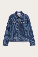 PUCCI Marmo-Print Denim Jacket | Men Ready To Wear