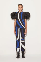PUCCI Marmo-Print Flared Trousers | Women Pants And Shorts