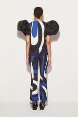 PUCCI Marmo-Print Flared Trousers | Women Pants And Shorts