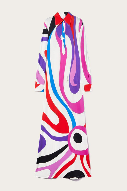 PUCCI Marmo-Print Long Dress | Women Dresses