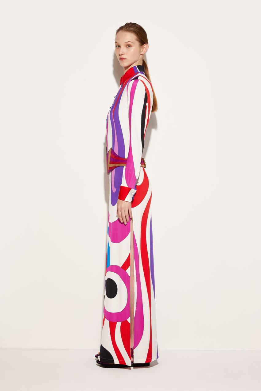 PUCCI Marmo-Print Long Dress | Women Dresses