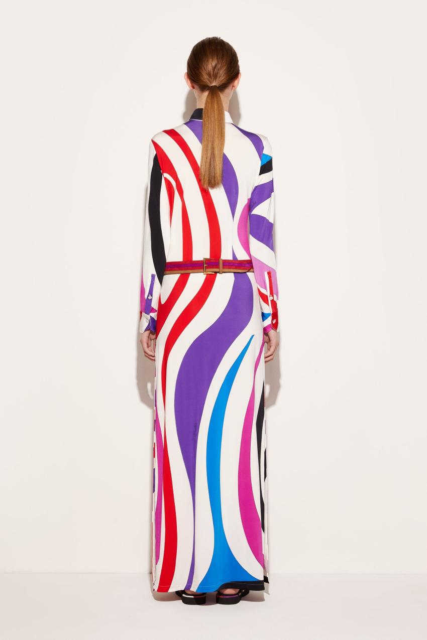PUCCI Marmo-Print Long Dress | Women Dresses