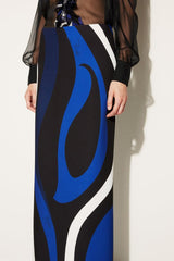 PUCCI Marmo-Print Long Skirt | Women Skirts