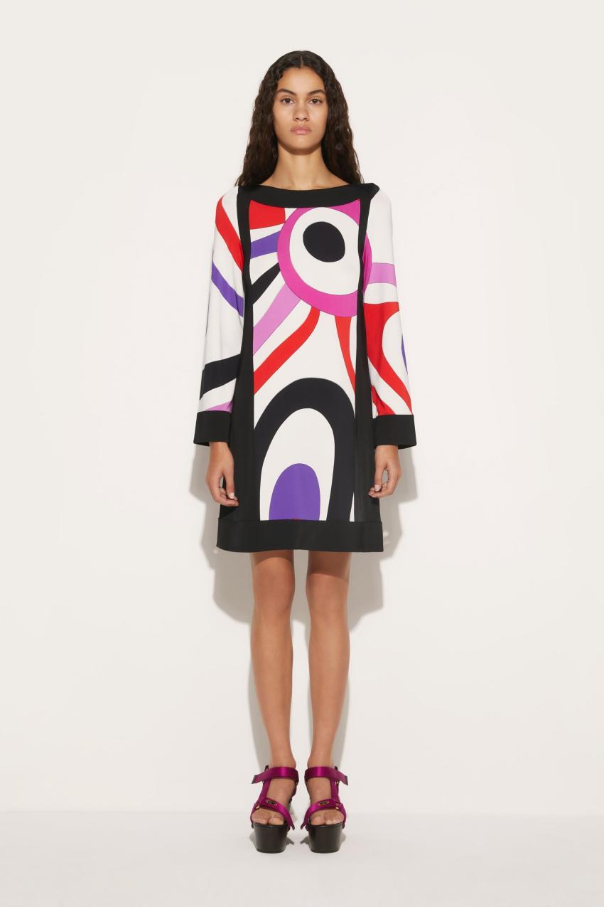 PUCCI Marmo-Print Mini Dress | Women Dresses