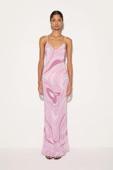 PUCCI Marmo-Print Silk Dress | Women Dresses