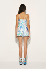 PUCCI Marmo-Print Silk-Twill Camisole | Women Tops And Shirts