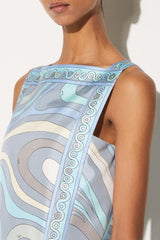 PUCCI Marmo-Print Silk-Twill Dress | Women Dresses