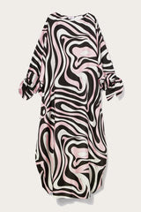 PUCCI Marmo-Print Silk-Twill Kaftan | Women Kaftans