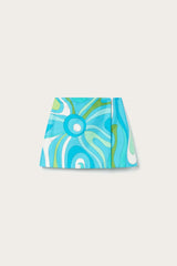 PUCCI Marmo-Print Silk-Twill Mini Skirt | Women Skirts