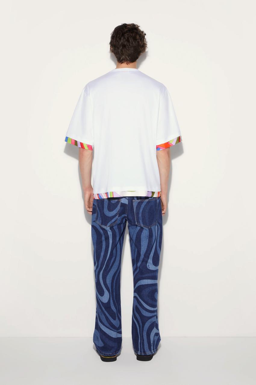 PUCCI Marmo-Print Straight Leg Jeans | Men Ready To Wear