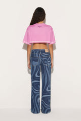 PUCCI Marmo-Print Straight-Leg Jeans | Women Pants And Shorts