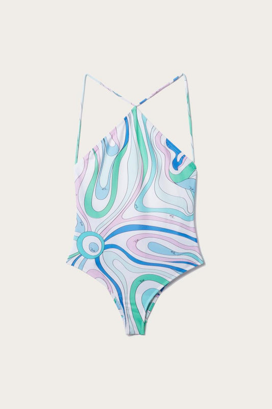 PUCCI Marmo-Print Swimsuit | Women Swimsuits
