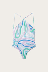 PUCCI Marmo-Print Swimsuit | Women Swimsuits