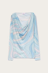 PUCCI Marmo-Print Top | Women Tops And Shirts