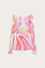 PUCCI Marmo-Print Top | Women Tops And Shirts