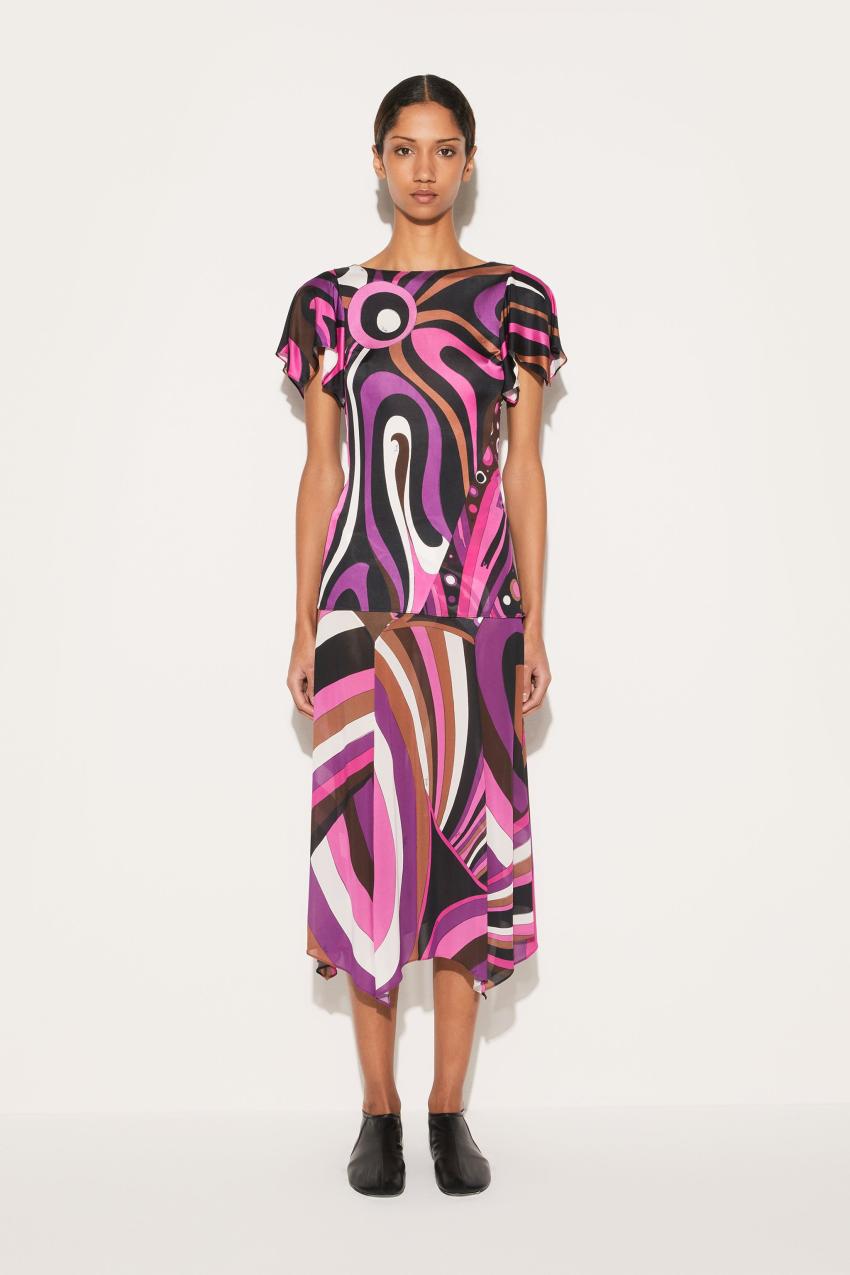 PUCCI Marmo-Print Top | Women Tops And Shirts