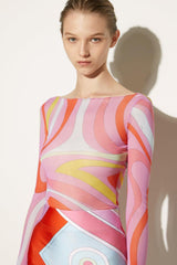 PUCCI Marmo-Print Top | Women Tops And Shirts