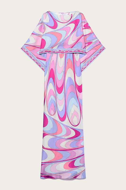 PUCCI Onde-Print Silk Dress | Women Dresses