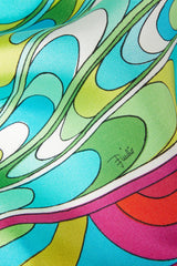 PUCCI Onde-Print Small Silk-Twill Carré | Women Silks