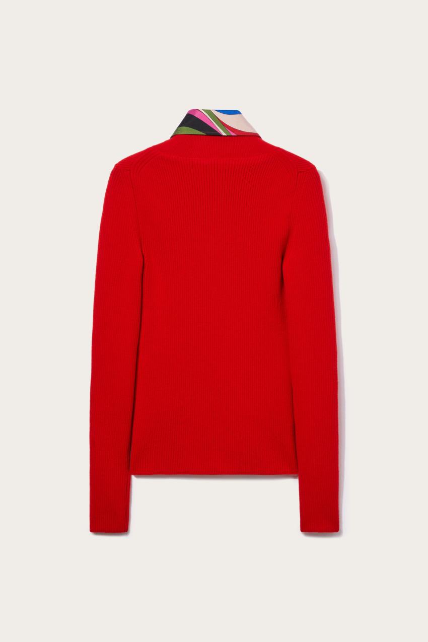 PUCCI Onde-Print Sweater | Women Knitwear