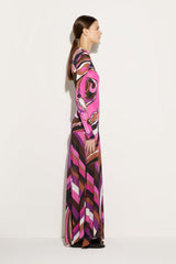 PUCCI Orchidee And Iride-Print Long Dress | Women Dresses