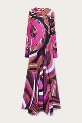 PUCCI Orchidee And Iride-Print Long Dress | Women Dresses
