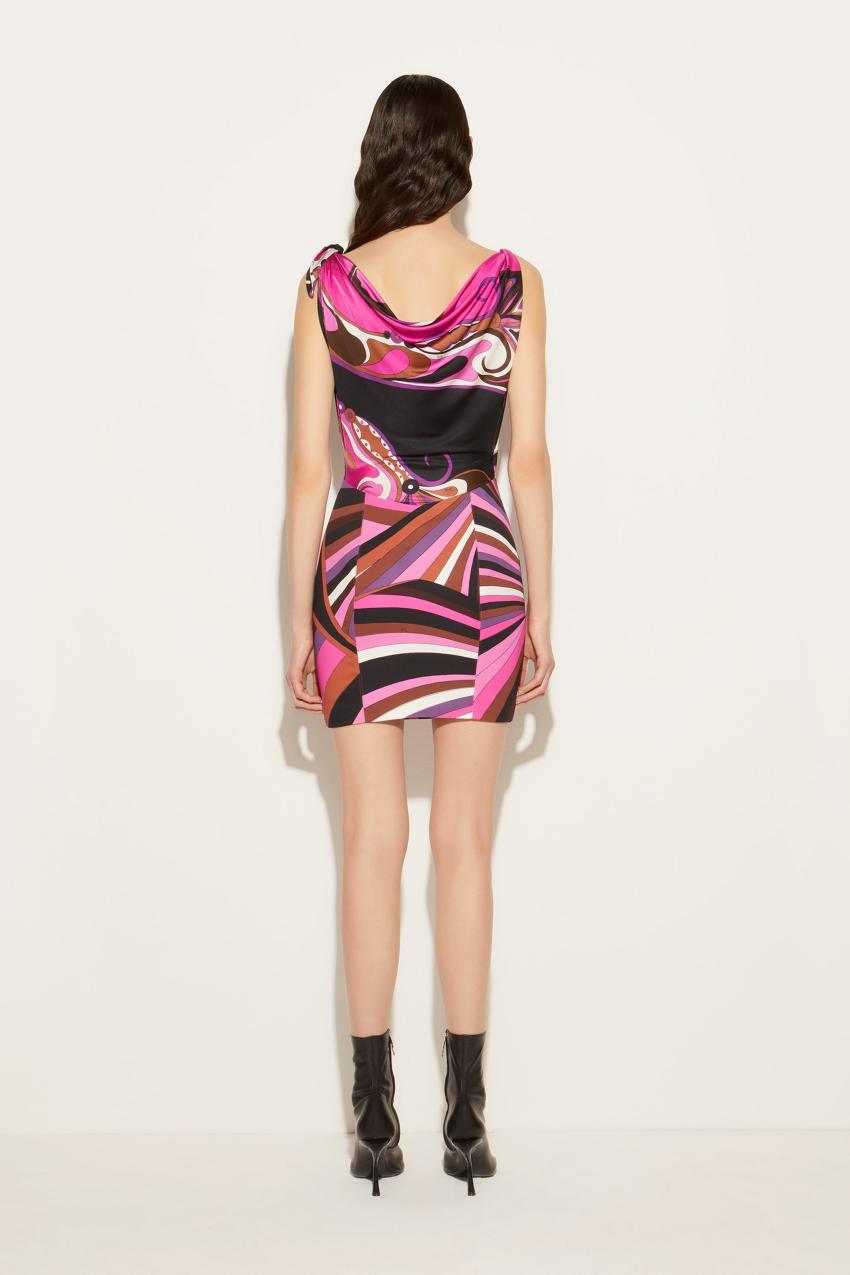 PUCCI Orchidee And Iride Print Mini Dress | Women Dresses