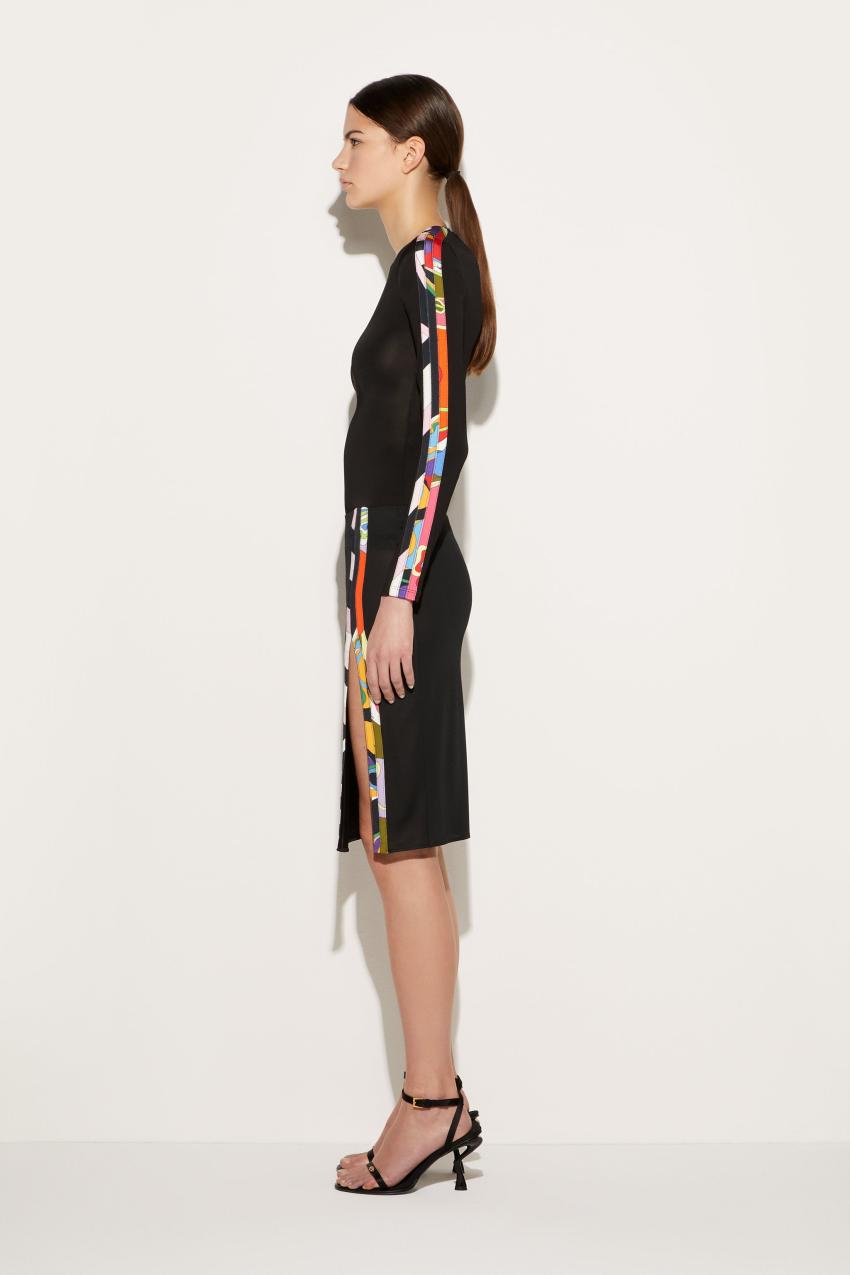 PUCCI Orchidee And Iride-Print Pencil Skirt | Women Skirts