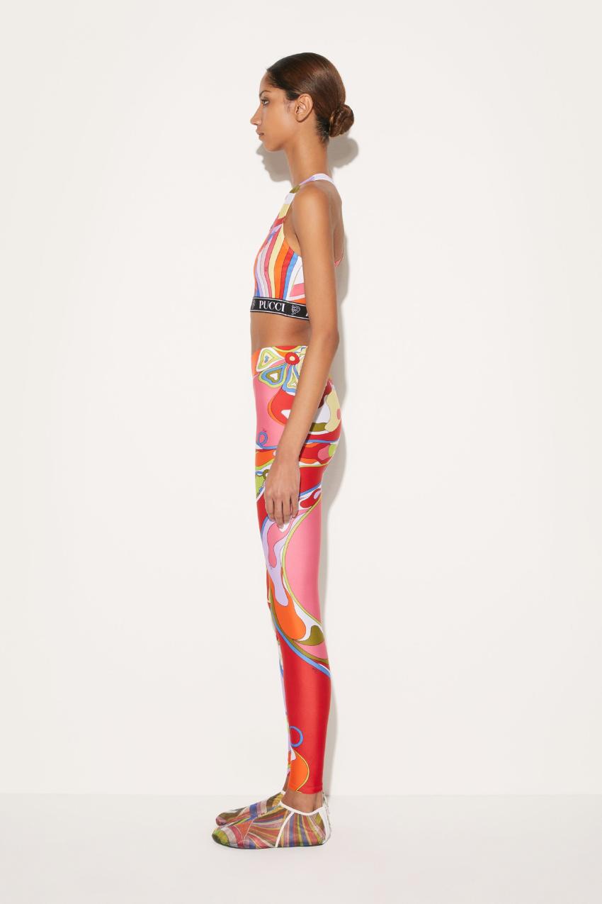 PUCCI Orchidee-Print Leggings | Women Athleisure