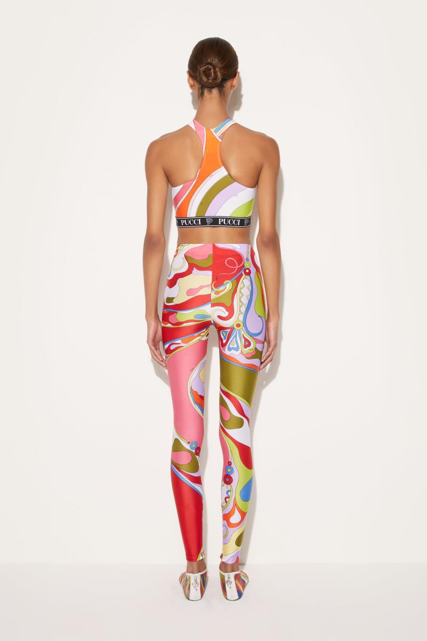PUCCI Orchidee-Print Leggings | Women Athleisure
