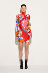 PUCCI Orchidee-Print Mini Dress | Women Dresses
