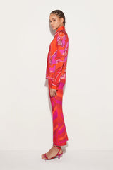 PUCCI Orchidee-Print Shirt | Women Tops And Shirts