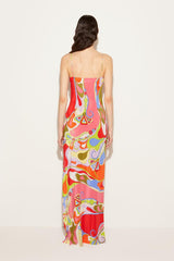 PUCCI Orchidee-Print Silk Dress | Women Dresses
