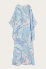 PUCCI Orchidee-Print Silk Kaftan | Women Kaftans