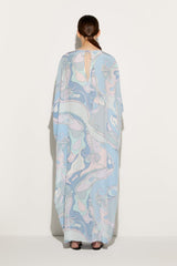 PUCCI Orchidee-Print Silk Kaftan | Women Kaftans