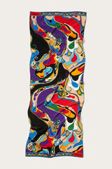 PUCCI Orchidee-Print Silk Stole | Women Silks