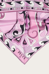 PUCCI Orchidee-Print Silk-Twill Scarf | Women Silks